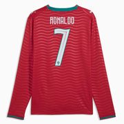 Puma 2026 Portugal Men's Stadium Home Ronaldo #7 Long-Sleeve Soccer Jersey (Back)