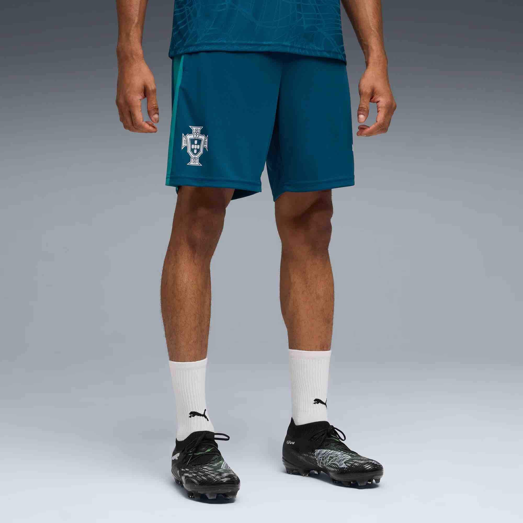 Puma 2026 Portugal Men's Training Shorts (Model - Front)