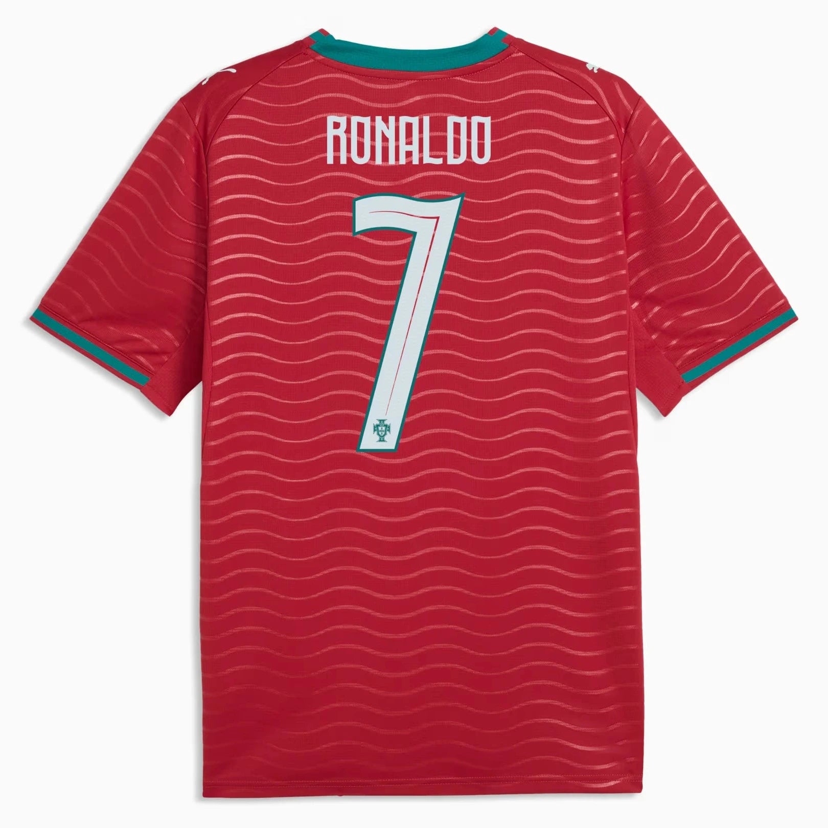 Puma 2026 Portugal Mens Stadium Home Ronaldo 7 Soccer Jersey (Back)