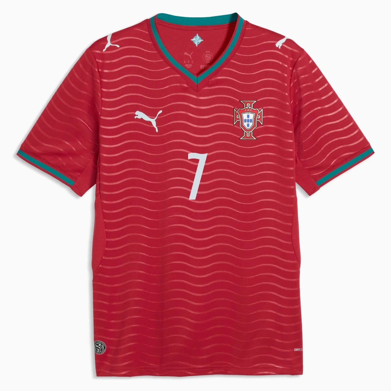 Puma 2026 Portugal Mens Stadium Home Ronaldo 7 Soccer Jersey (Front)