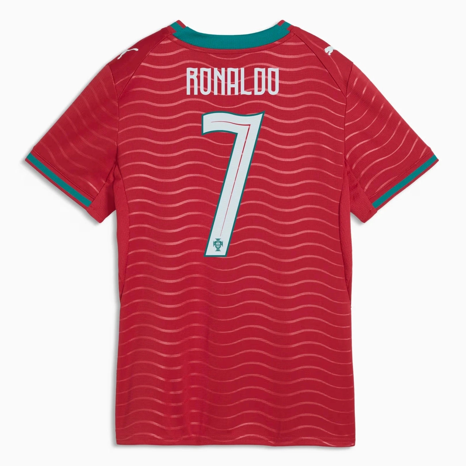 Puma 2026 Portugal Women's Stadium Home Ronaldo #7 Soccer Jersey (Back)