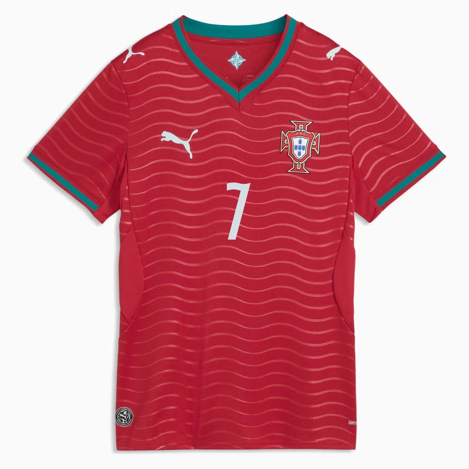 Puma 2026 Portugal Women's Stadium Home Ronaldo #7 Soccer Jersey (Front)