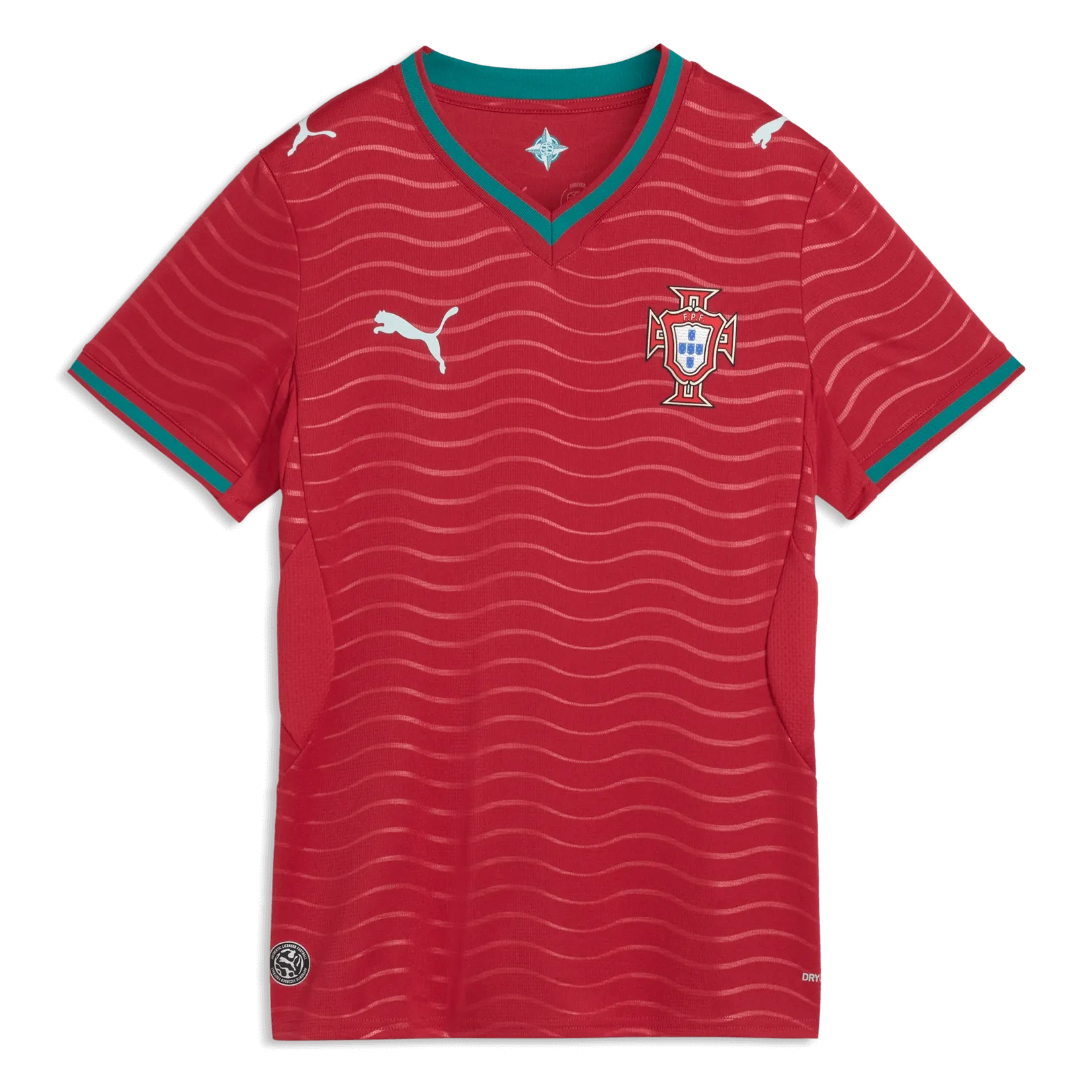 Puma 2026 Portugal Women's Stadium Home Soccer Jersey (Front)