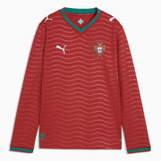 Puma 2026 Portugal Youth Stadium Home Long-Sleeve Jersey (Front)