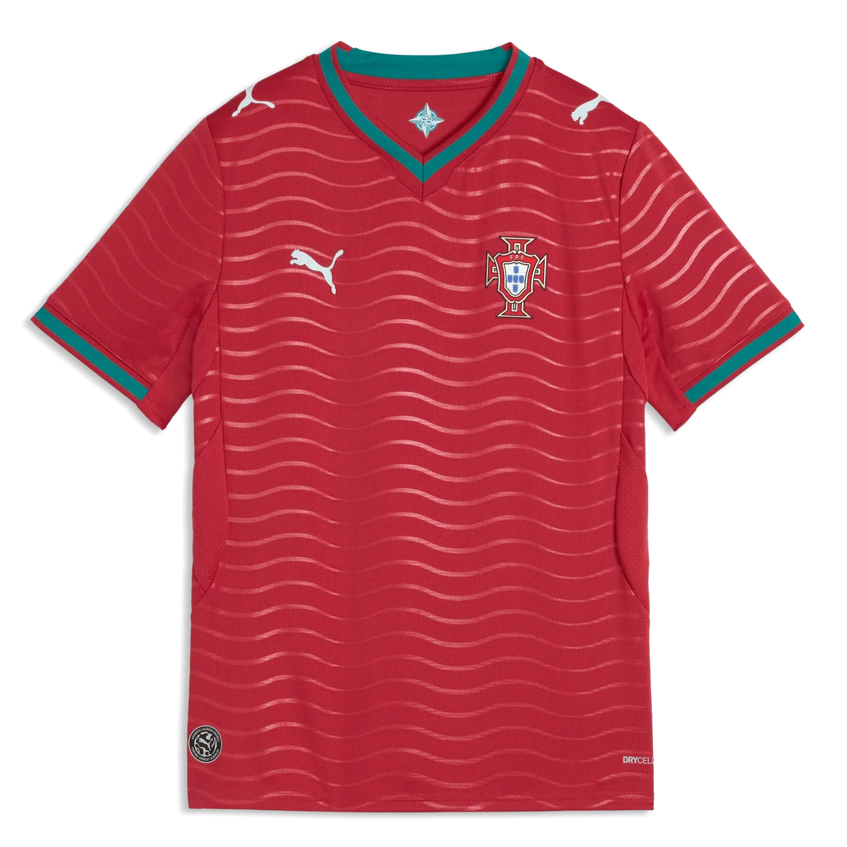 Puma 2026 Portugal Youth Stadium Home Soccer Jersey (Front)