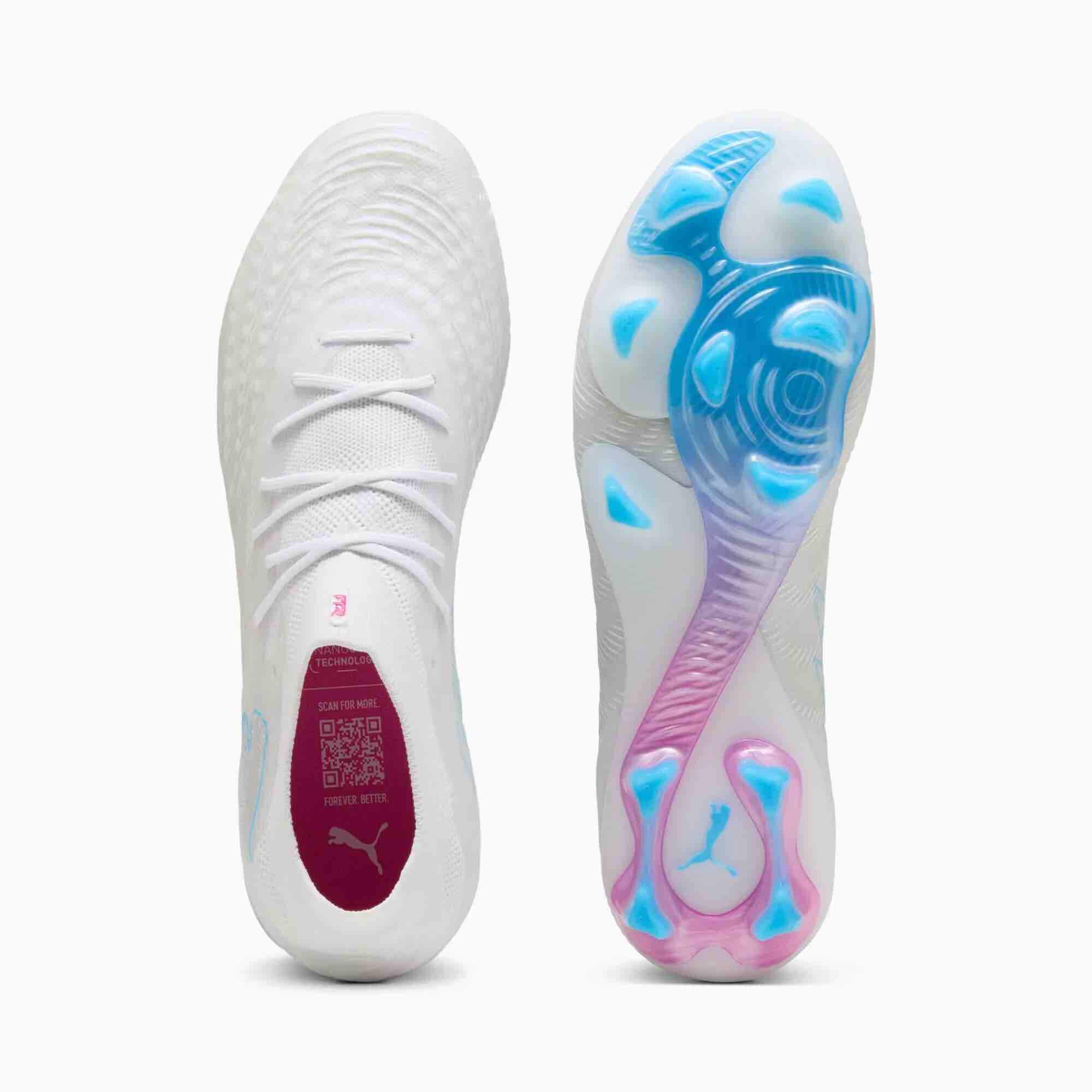 Puma Future 9 Ultimate Firm Ground Soccer Cleats - White Pack