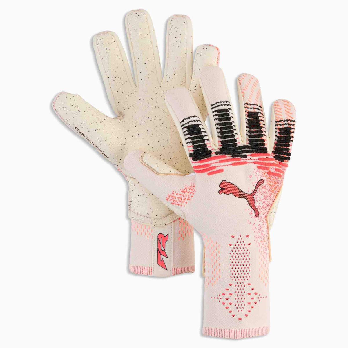 Puma Future Ultimate NC Goalkeeper Gloves Sugared Almond-Puma Black-Ultra Red (Pair)