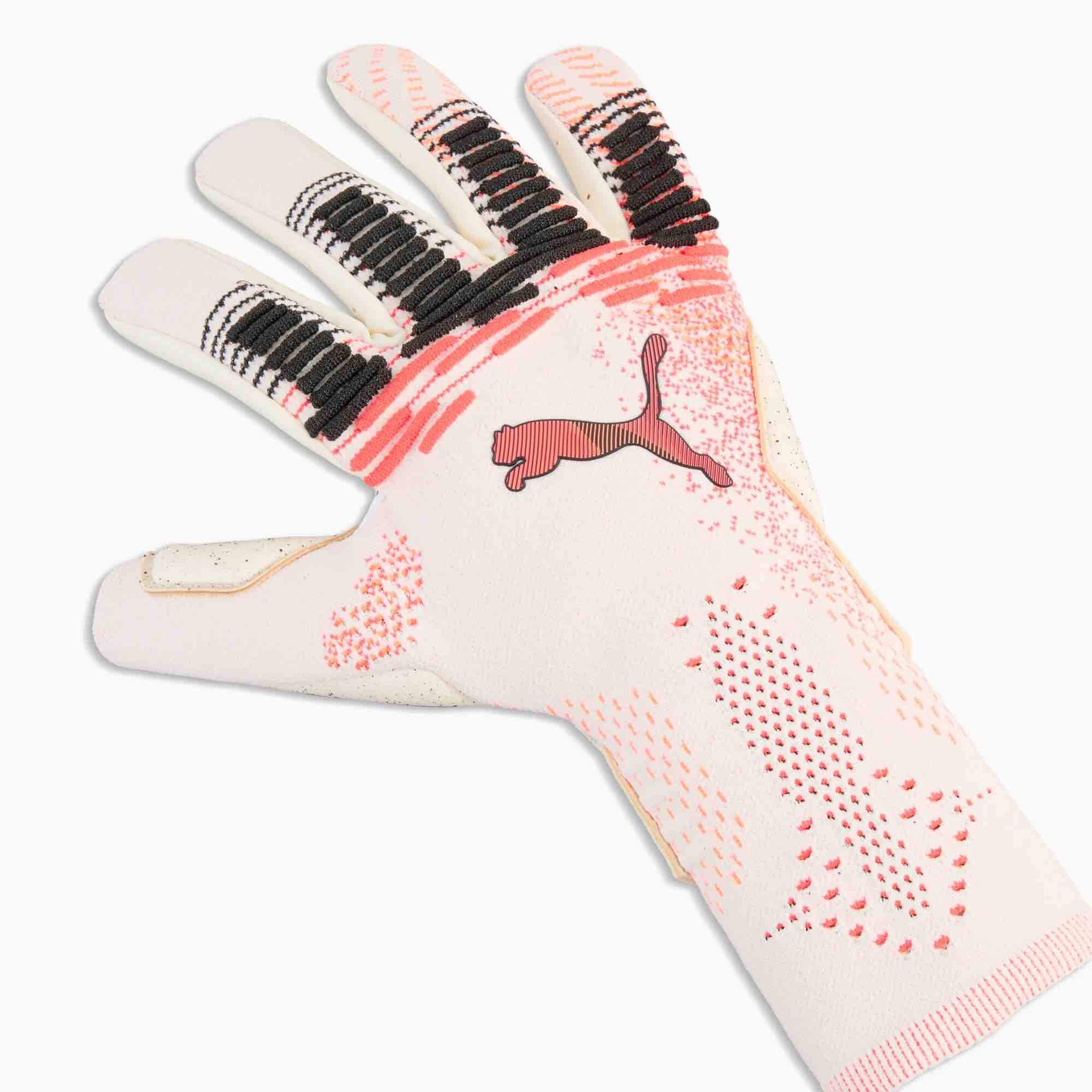 Puma Future Ultimate NC Goalkeeper Gloves Sugared Almond-Puma Black-Ultra Red (Single - Outer)