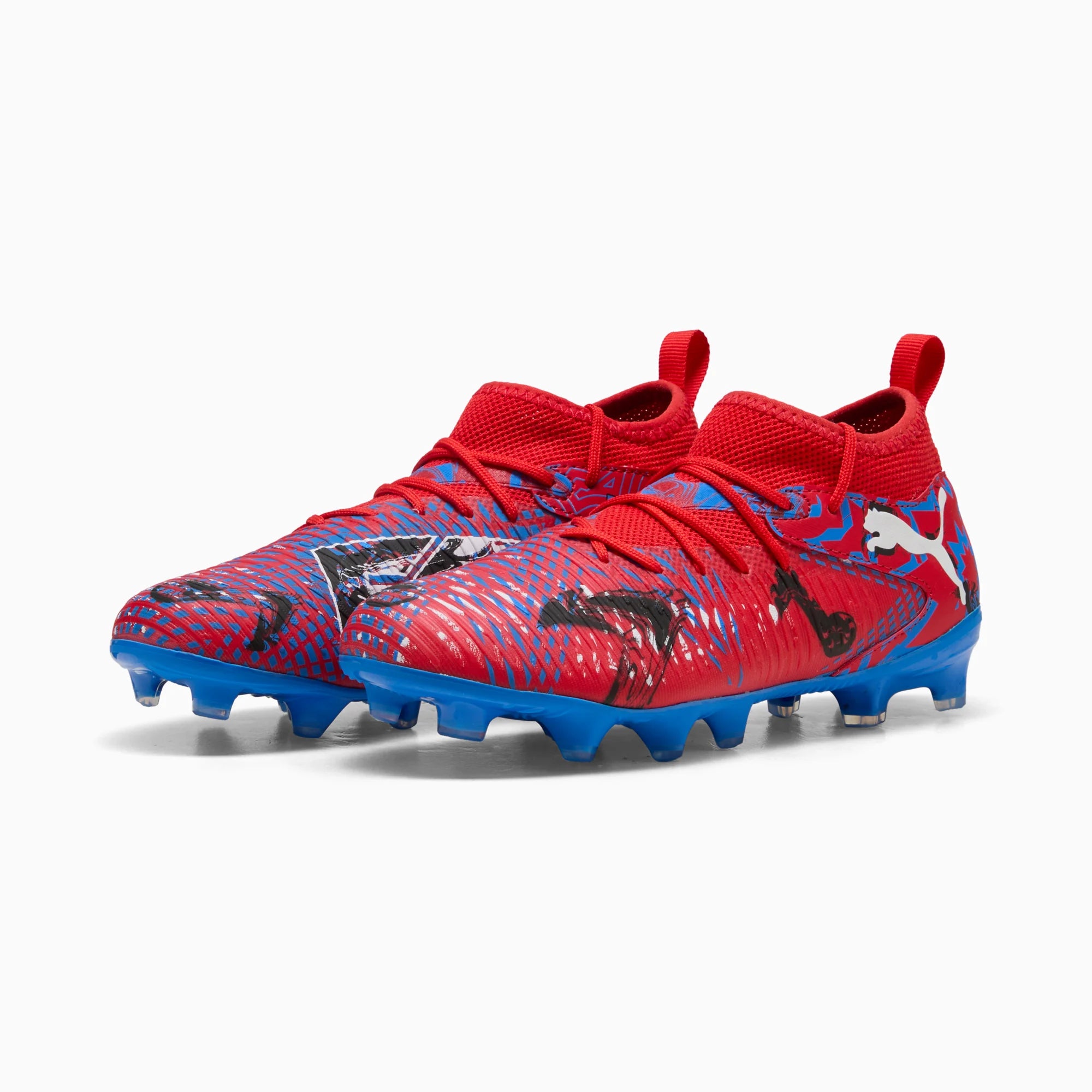Puma JR Future 8 Match Firm/Artificial Ground Soccer Cleats - Playmaker Pack (FA25) (Pair - Lateral)