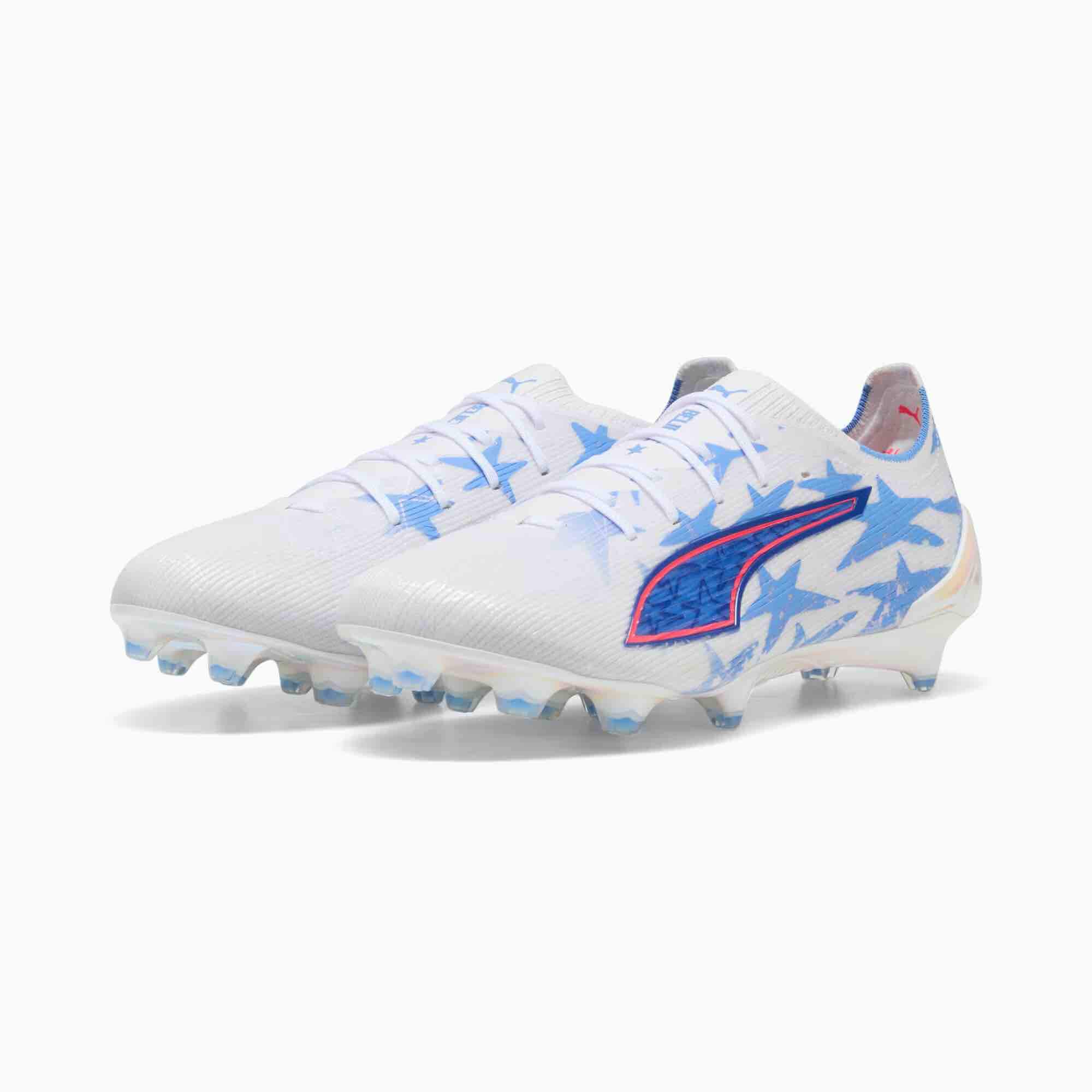 Puma Junior Ultra 6 Match KidSuper x Christian Pulisic Firm_Artificial Ground Soccer Cleats (Pair - Lateral)