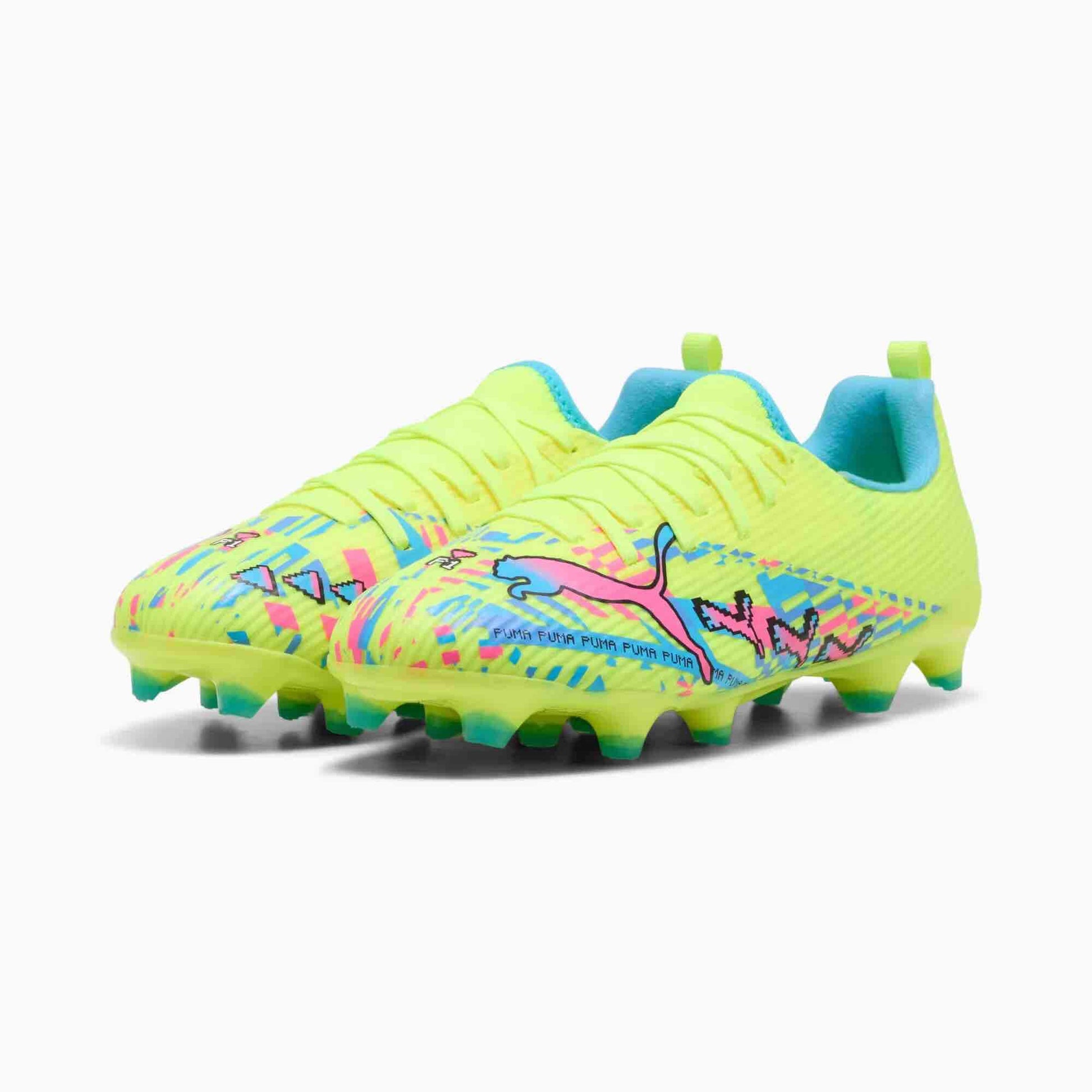 Puma Junior Ultra 7 Match Advanced Level Firm_Artificial Ground Soccer Cleats - Level Up Pack (FA26) (Pair - Lateral)