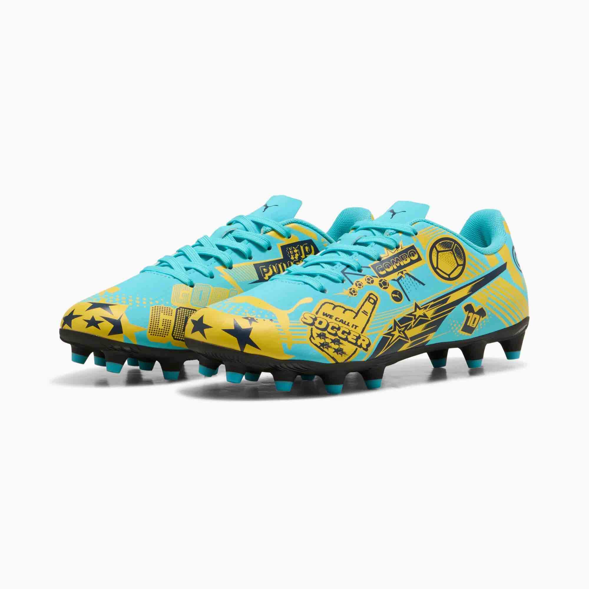Puma Kids' Ultra CP Legacy Artificial/Firm Ground Soccer Cleats (Pair - Lateral)