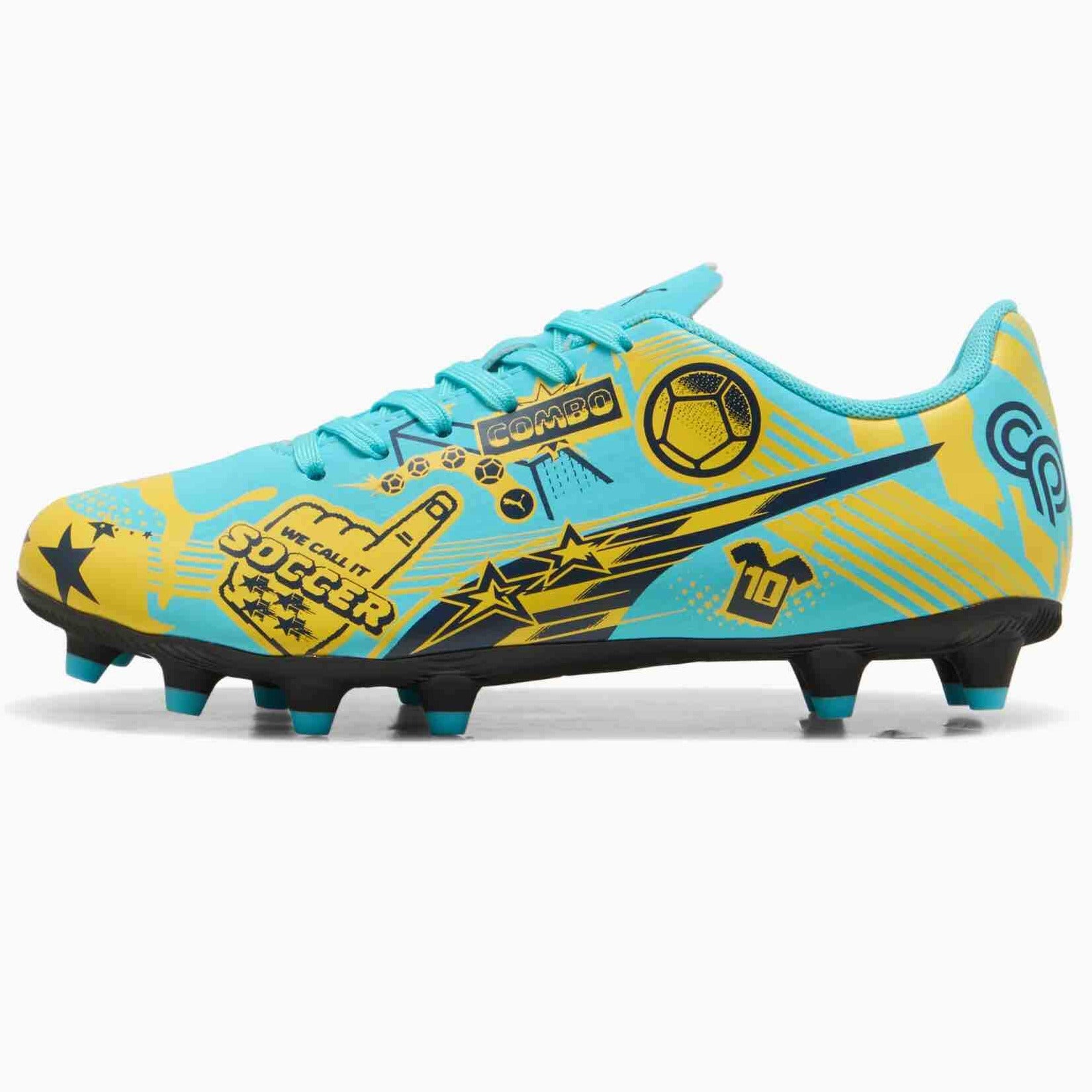 Puma Kids' Ultra CP Legacy Artificial/Firm Ground Soccer Cleats (Side 1)