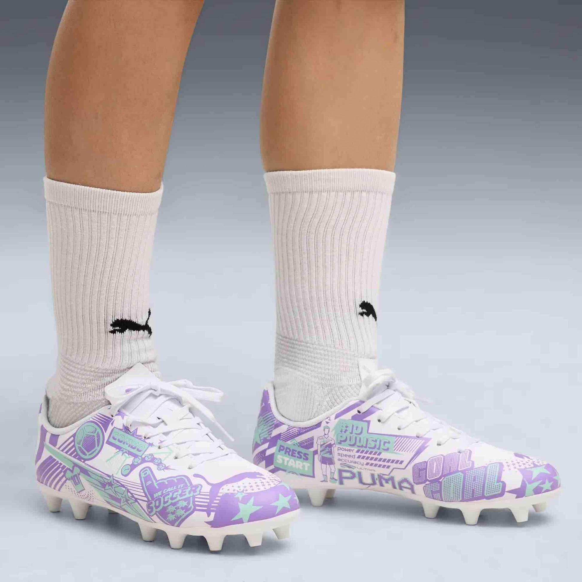 Puma Kids' Ultra CP Legacy Firm/Artificial Ground Soccer Cleats (Model 1)