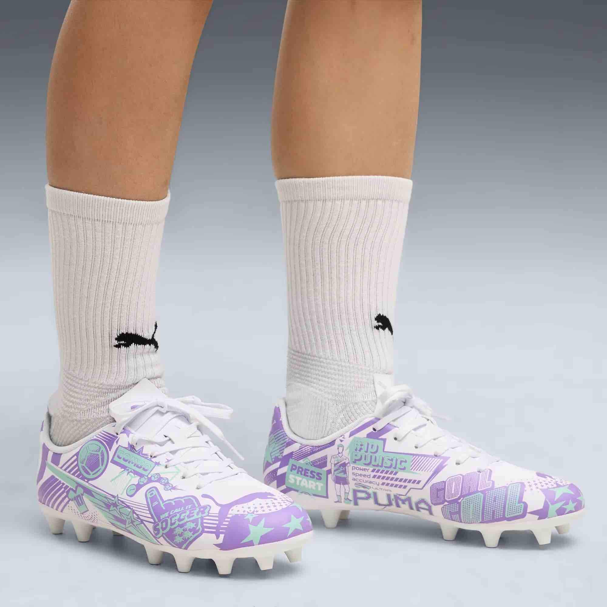 Puma Kids' Ultra CP Legacy Firm/Artificial Ground Soccer Cleats (Model 1)