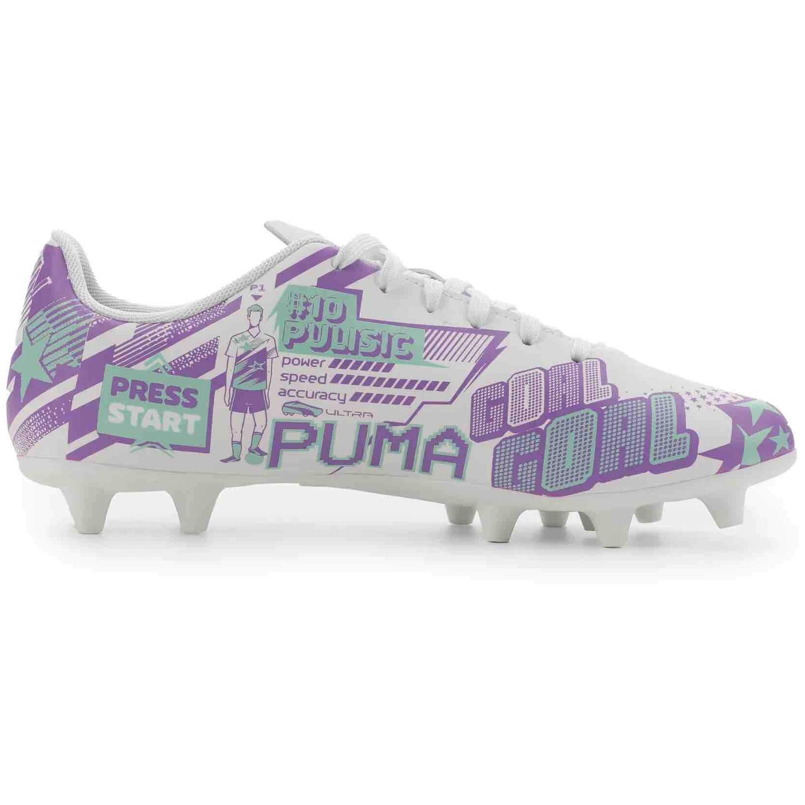 Puma Kids' Ultra CP Legacy Firm/Artificial Ground Soccer Cleats (Side 2)