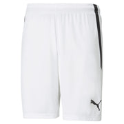 Puma Men's TeamLiga Shorts Puma White-Puma Black (Front)