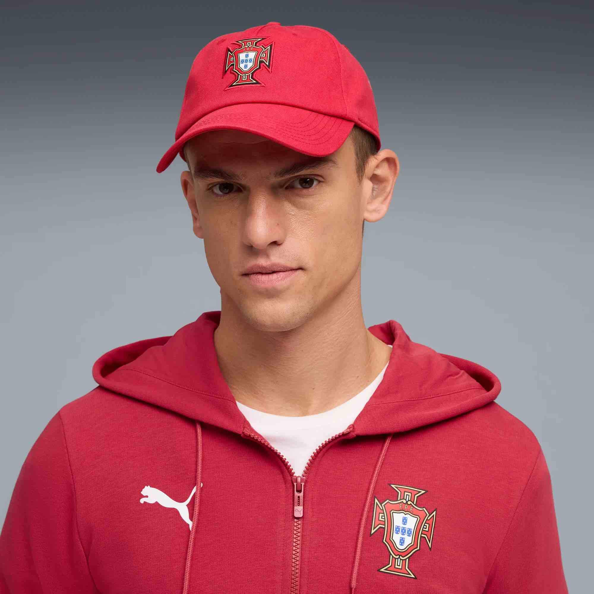Puma Portugal Essentials Adjustable Hat (Model - Front)