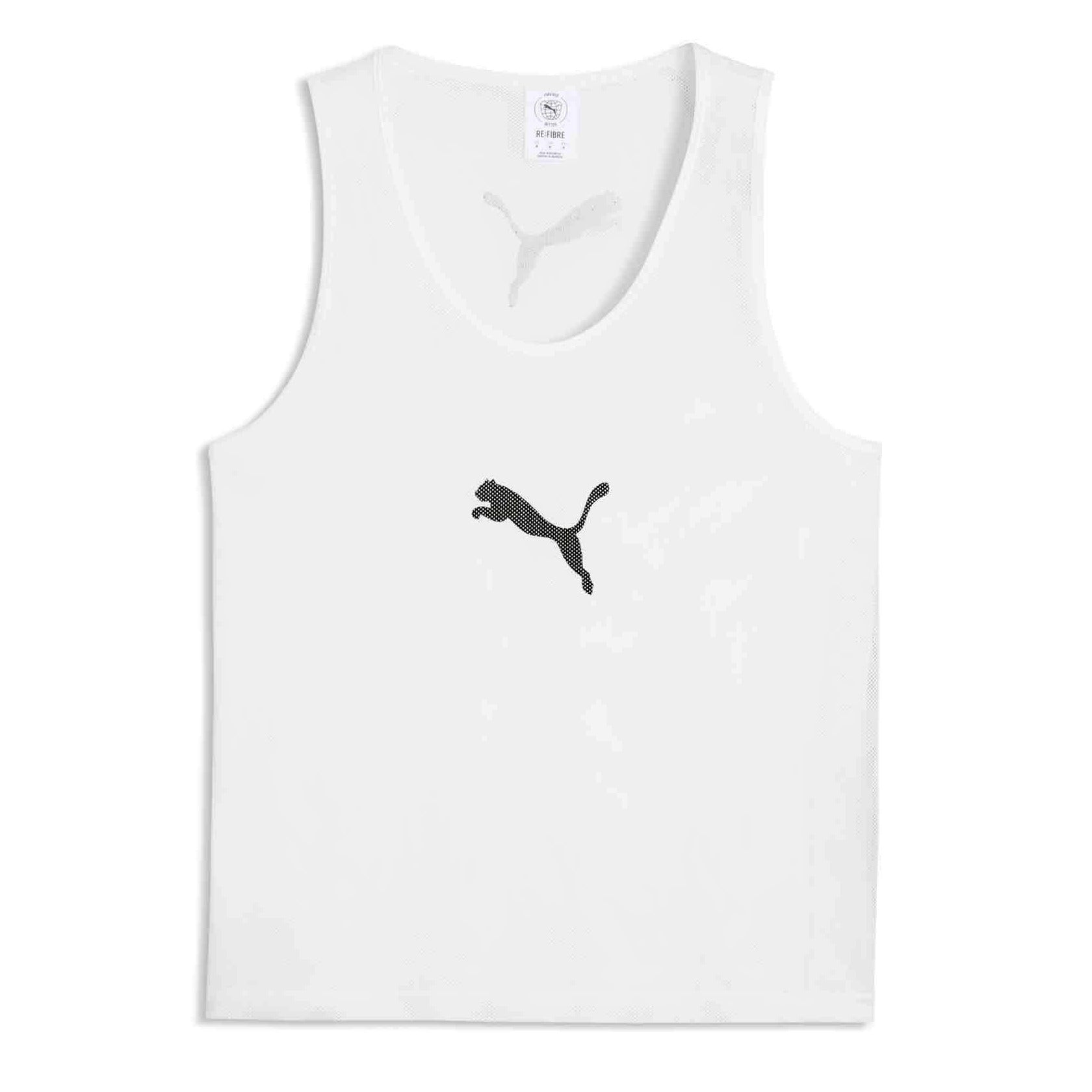 Puma Team Additions Bib White/Black (Front)