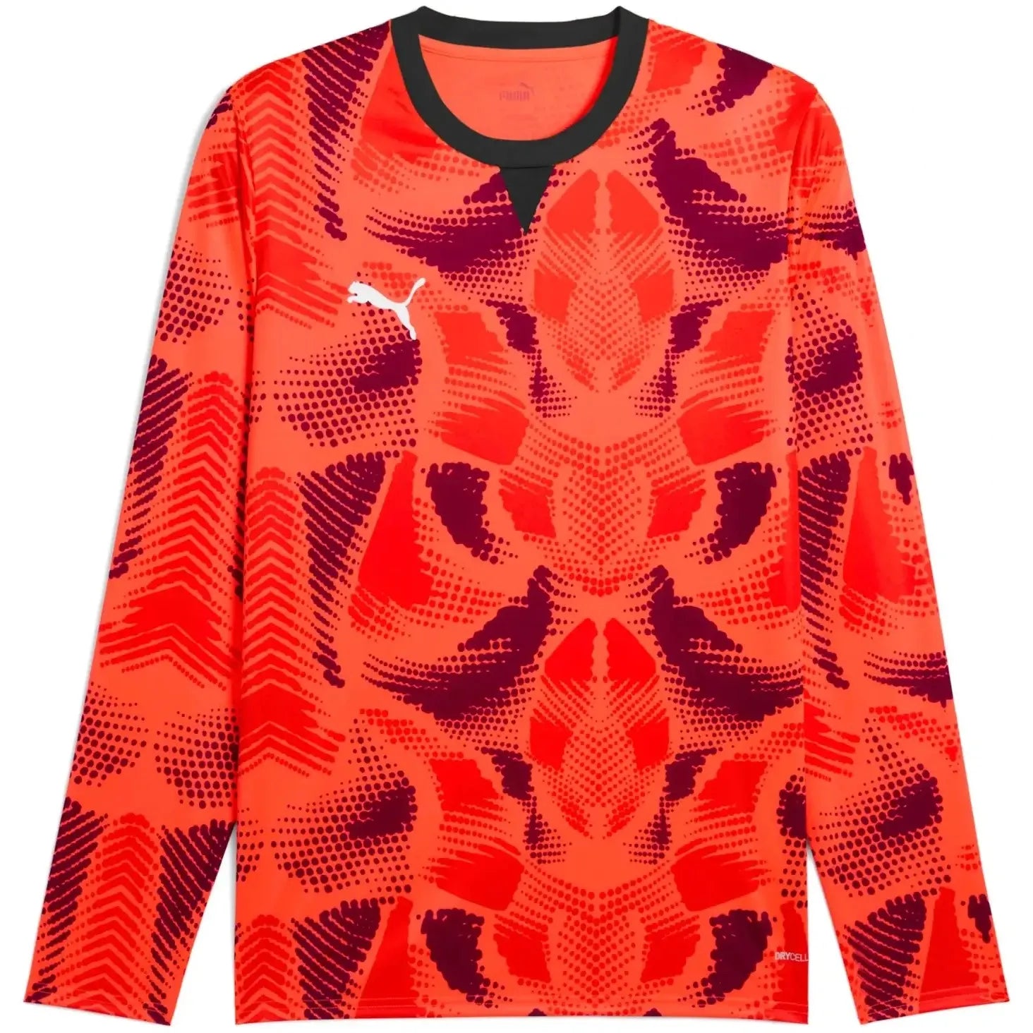 Puma Team Target Youth Goalkeeper Long-Sleeve Jersey Energy Red - Puma White (Front)