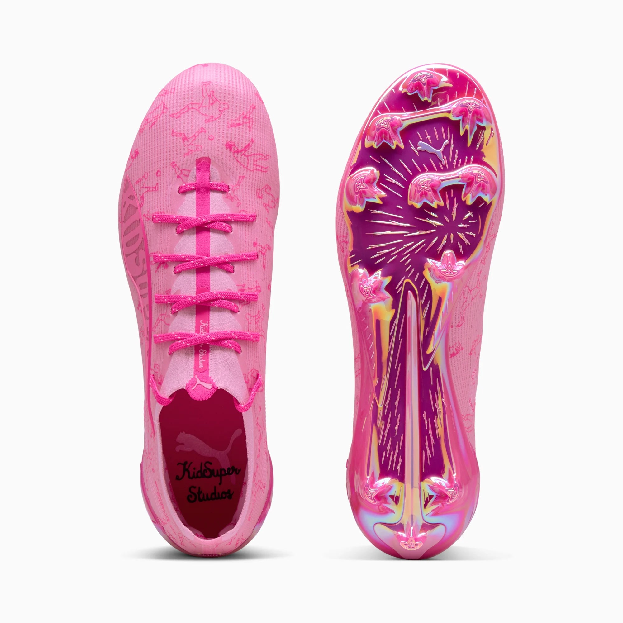 Puma Ultra 5 Ultimate Firm Ground Soccer Cleats - KidSuper (FA25) (Lateral - Top and Bottom)