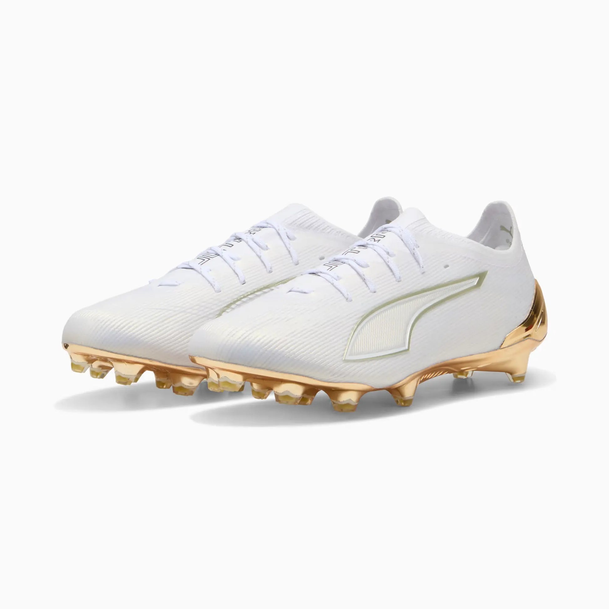 Puma Ultra 6 Ultimate Firm Ground Soccer Cleats - Whiteout Pack (SP26) (Pair - Lateral)