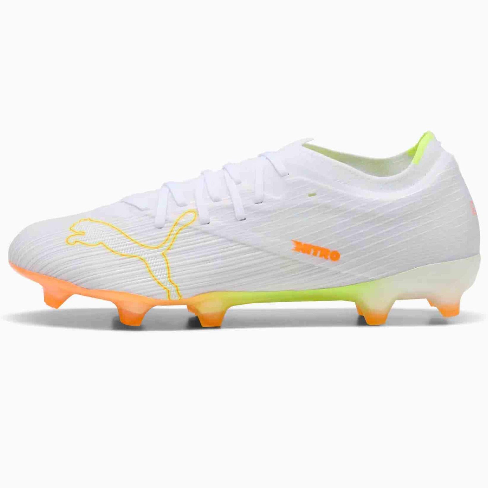 Puma Ultra Nitro 7 Match Firm Ground Soccer Cleats - White Pack (FA26) (Side 1)