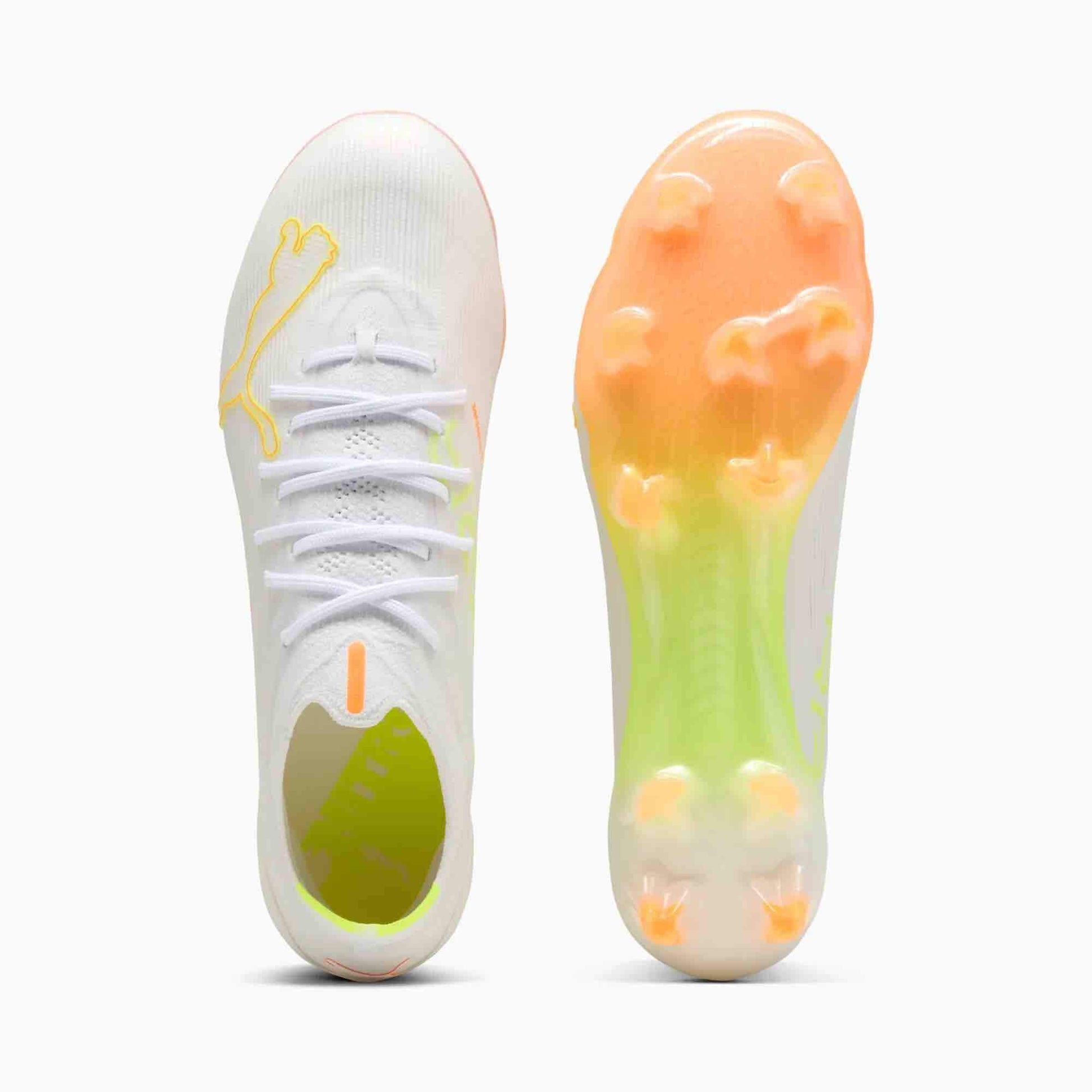 Puma Ultra Nitro 7 Ultimate Firm Ground Soccer Cleats - White Pack (FA26) (Pair - Top and Bottom)