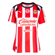 Puma 2025-26 Chivas Women's Stadium Home Soccer Jersey (Front)