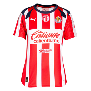 Puma 2025-26 Chivas Women's Stadium Home Soccer Jersey (Front)
