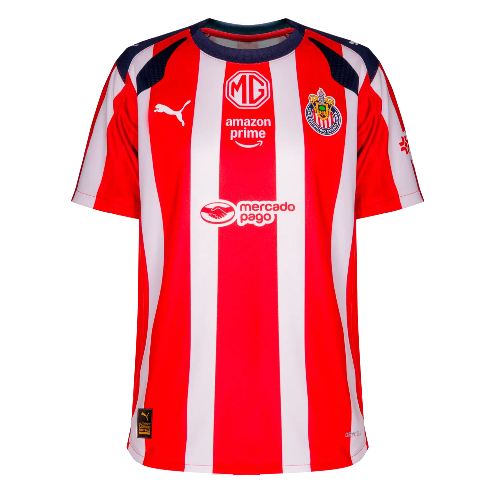 Puma 2025-26 Chivas Youth Stadium Home Soccer Jersey (Front)