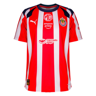 Puma 2025-26 Chivas Youth Stadium Home Soccer Jersey (Front)