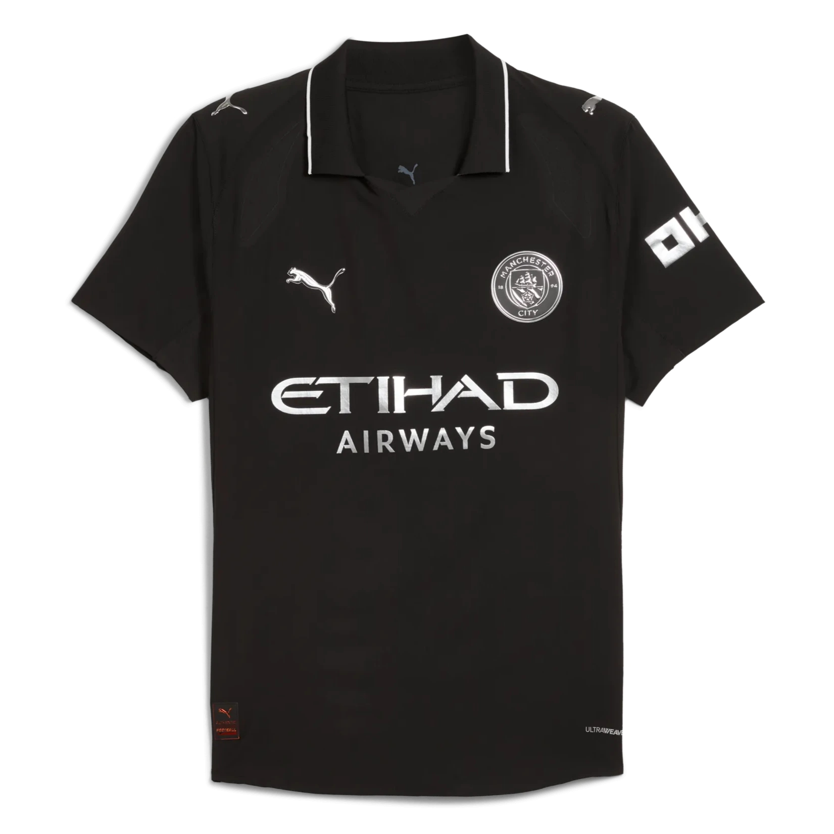 Puma 2025-26 Manchester City Men's Authentic Away Soccer Jersey (Front)