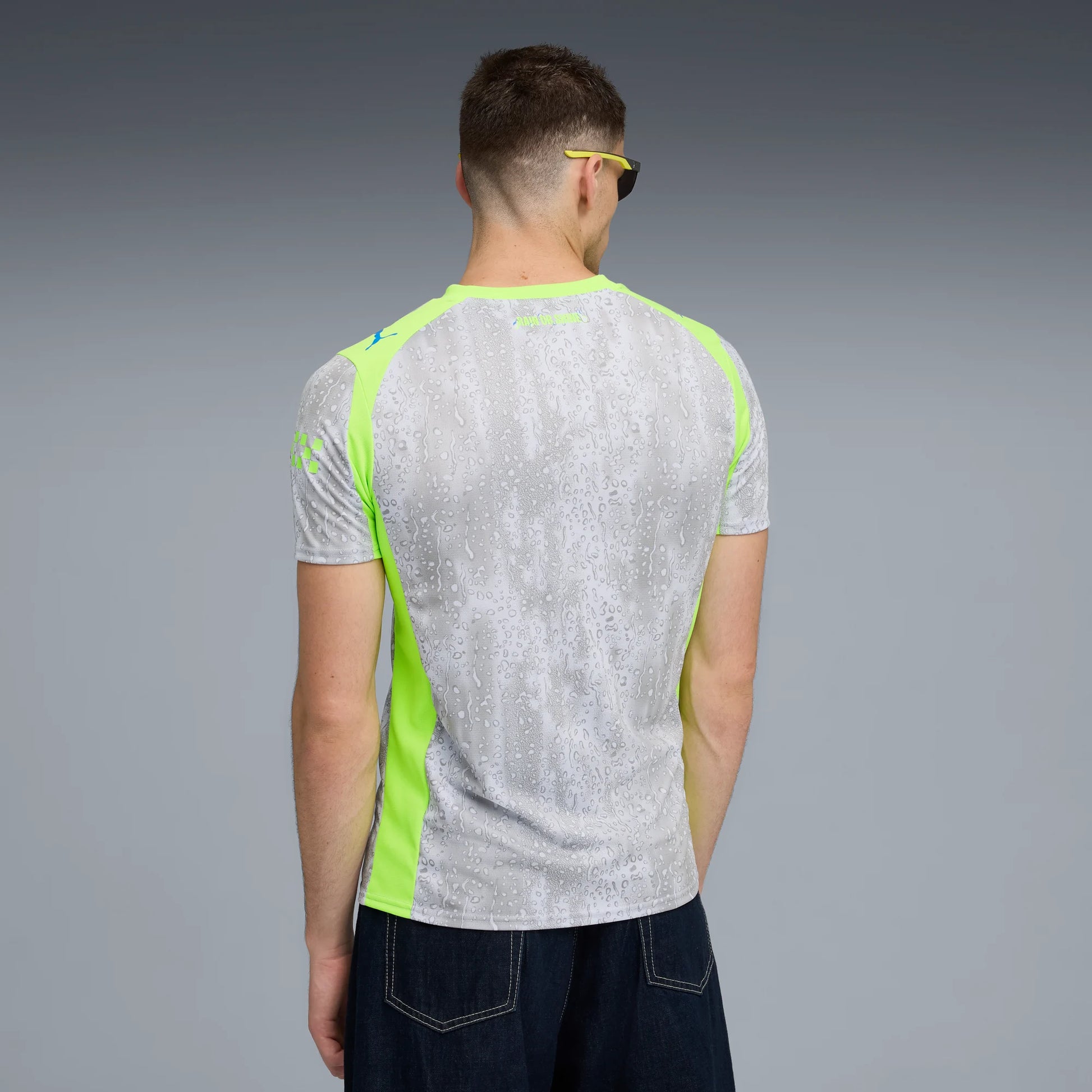 Puma 2025-26 Manchester City Men's Stadium Third Soccer Jersey (Model - Back)