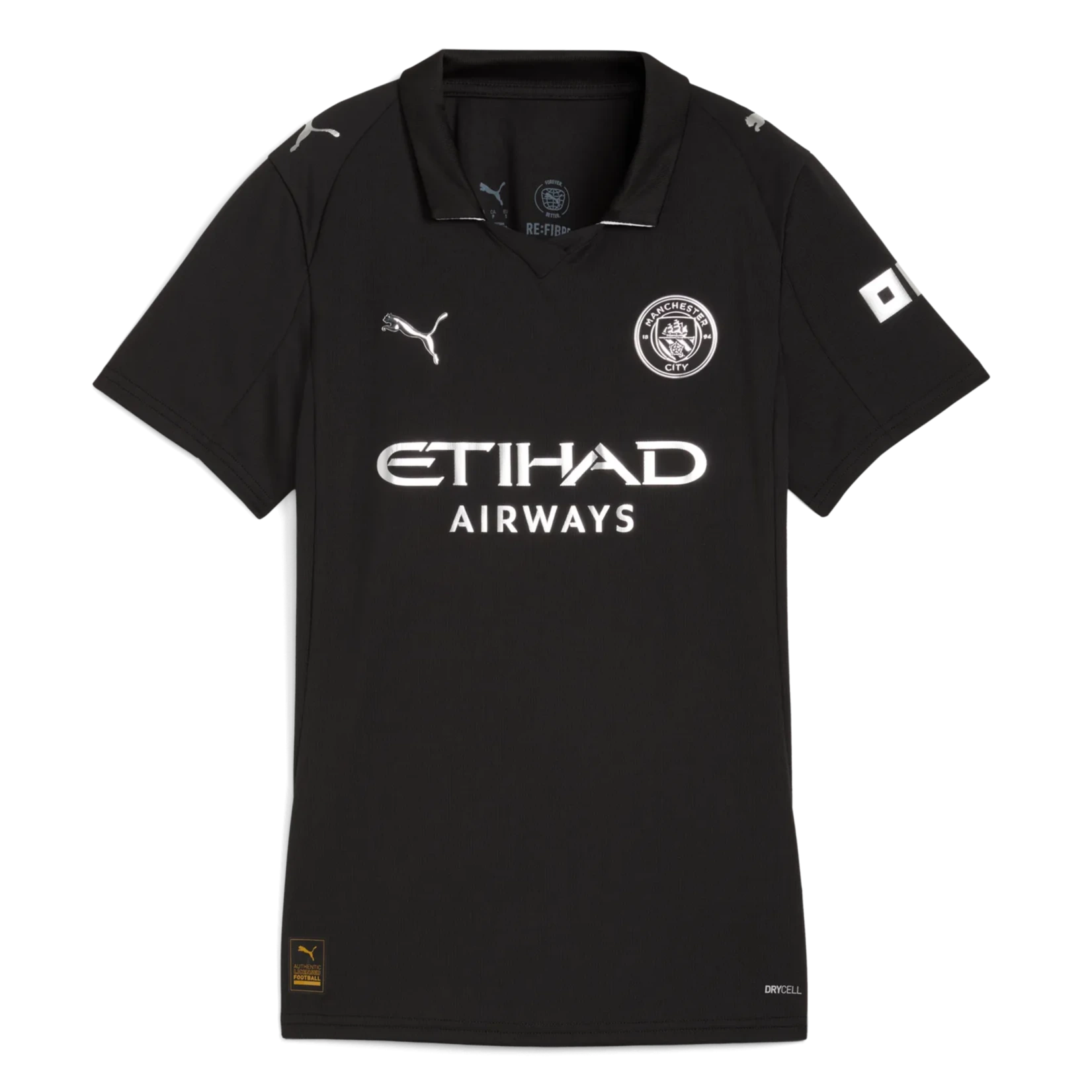 Puma 2025-26 Manchester City Women's Stadium Away Soccer Jersey (Front)