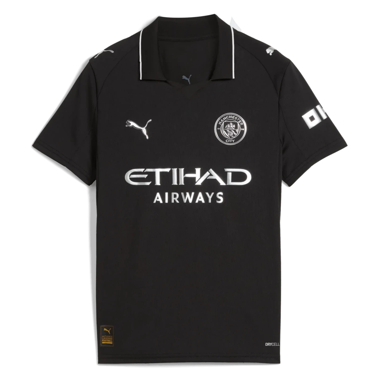 Puma 2025-26 Manchester City Youth Stadium Away Soccer Jersey (Front)