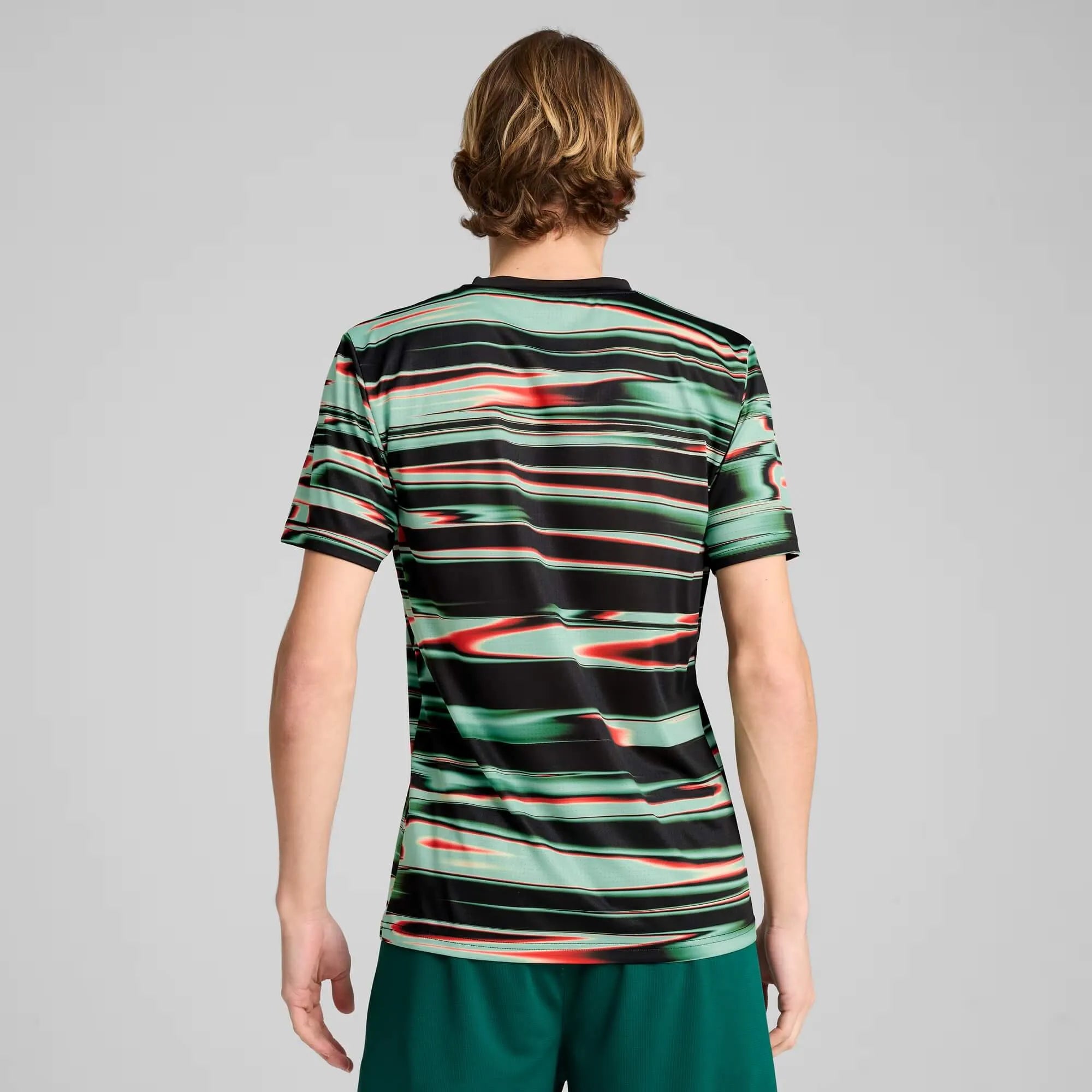 Puma 2025-26 Portugal Men's Pre-Match SS Jersey (Model - Back)