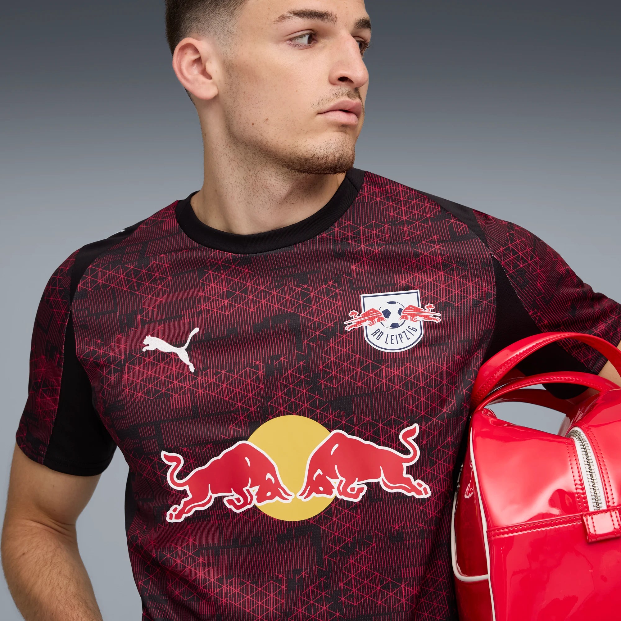 Puma 2025-26 RB Leipzig Men's Stadium Third Soccer Jersey (Detail 1)