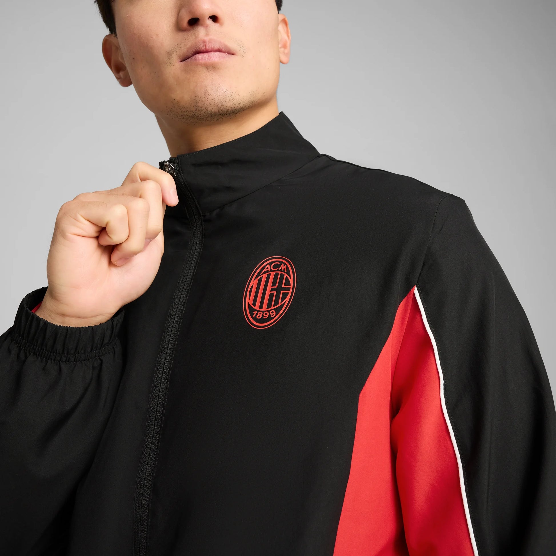 Puma 2025 AC Milan Men's ftblArchive Jacket (Detail 2)