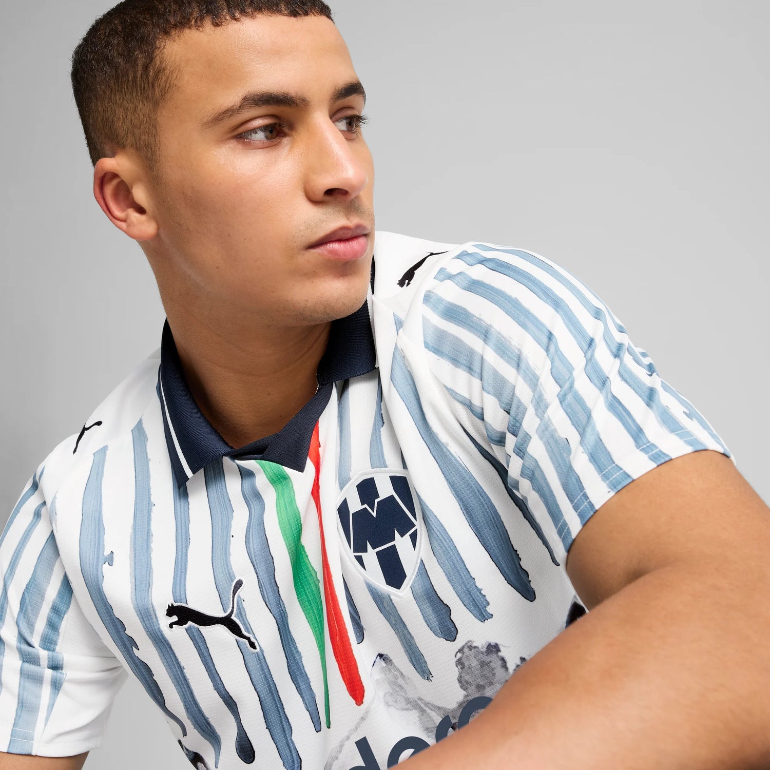 Puma 2025 Monterrey Men's Club World Cup KidSuper Stadium Home Soccer Jersey (Detail 1)