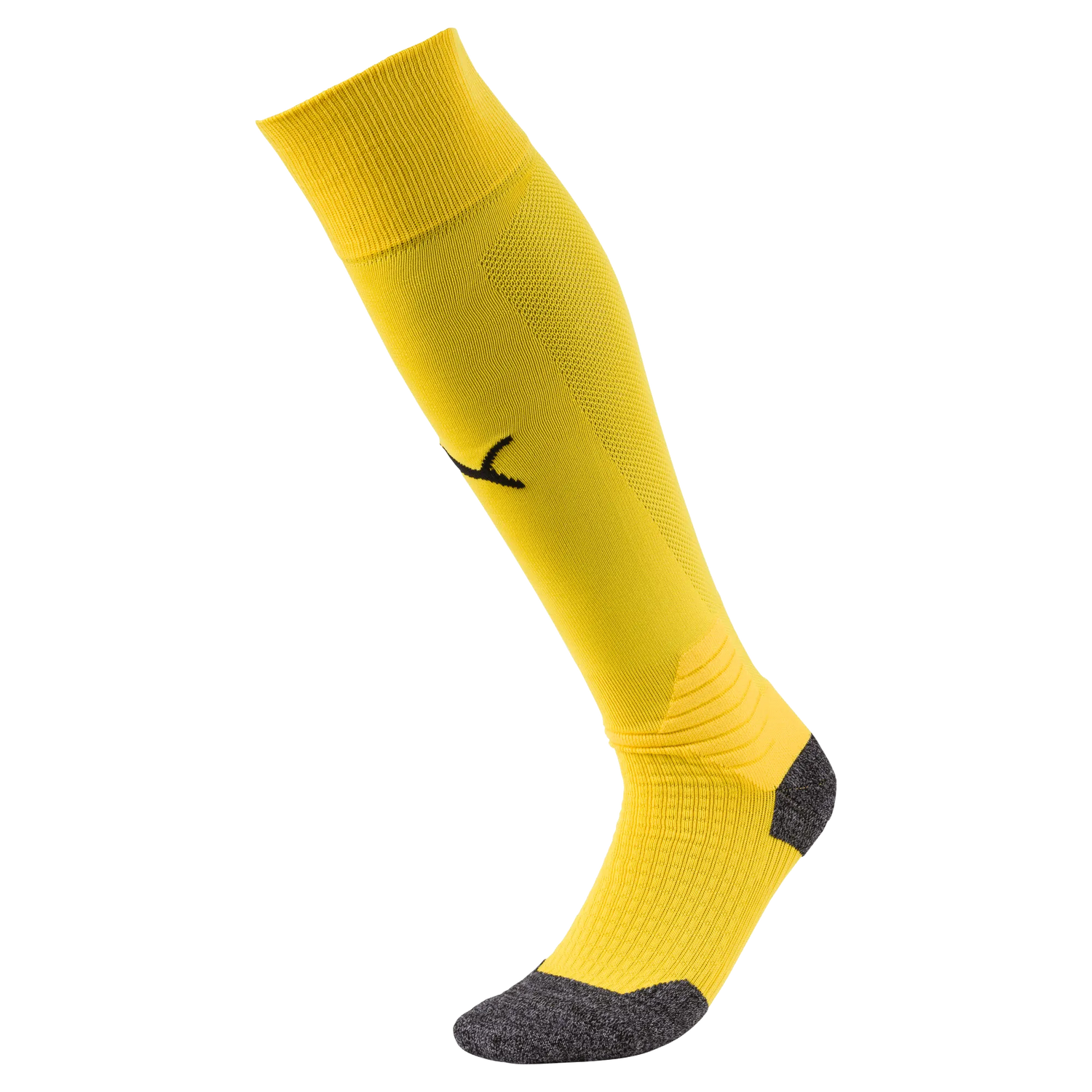Puma Team Liga Socks Cyber Yellow-Black (Lateral - Front)