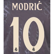 Real Madrid 2024_25 Third MODRIC #10 Official Name Set (CL Version) (Back)