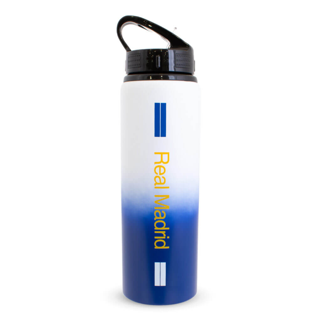 Real Madrid Aluminum Fade Water Bottle (750ML) (Back)