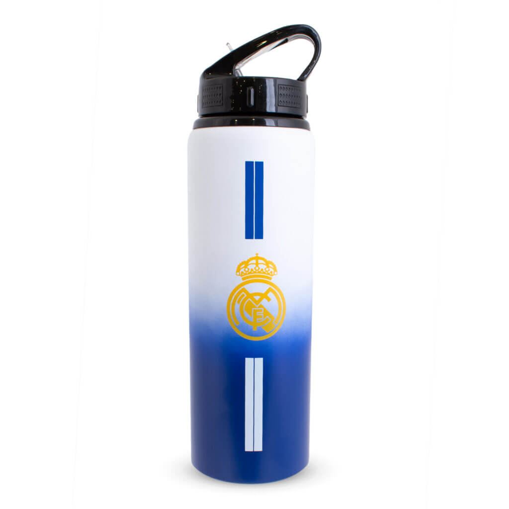 Real Madrid Aluminum Fade Water Bottle (750ML) (Front)