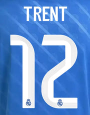 Real Madrid 2025/26 Third TRENT #12 Official Name Set