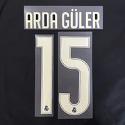 Real Madrid 2026/27 Away ARDA GULLER #15 Official Name Set