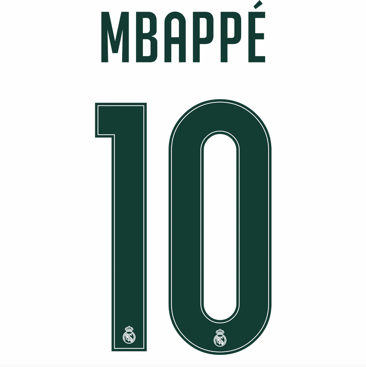 Real Madrid 2026/27 Home MBAPPE #10 Youth Official Name Set