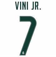 Real Madrid 2026/27 Home VINI JR #7 Youth Official Name Set