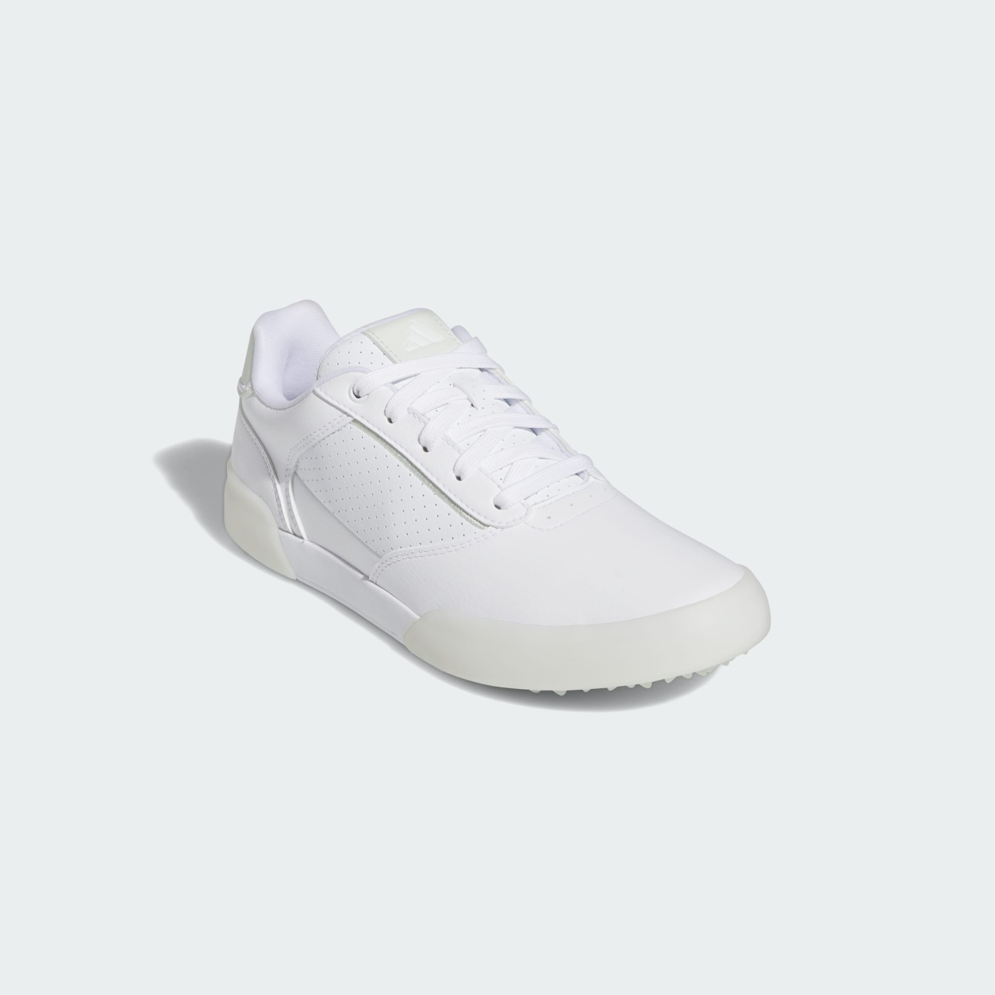 Adidas Women Adicross Retro Spikeless Golf Shoes - White-Grey 7.5