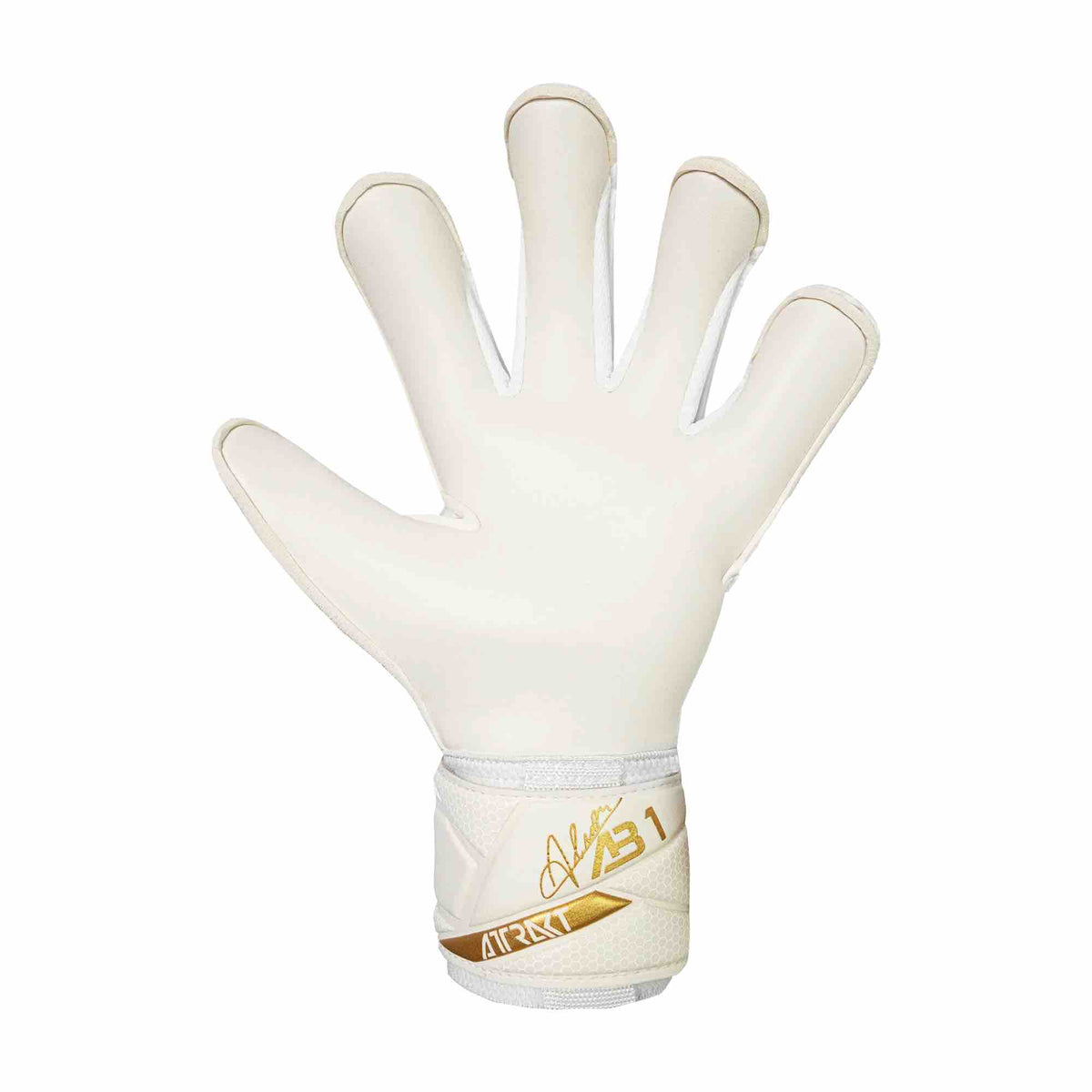 Reusch Attrakt AB1 Duo Goalkeeper Gloves White/Gold (Single - Inner)